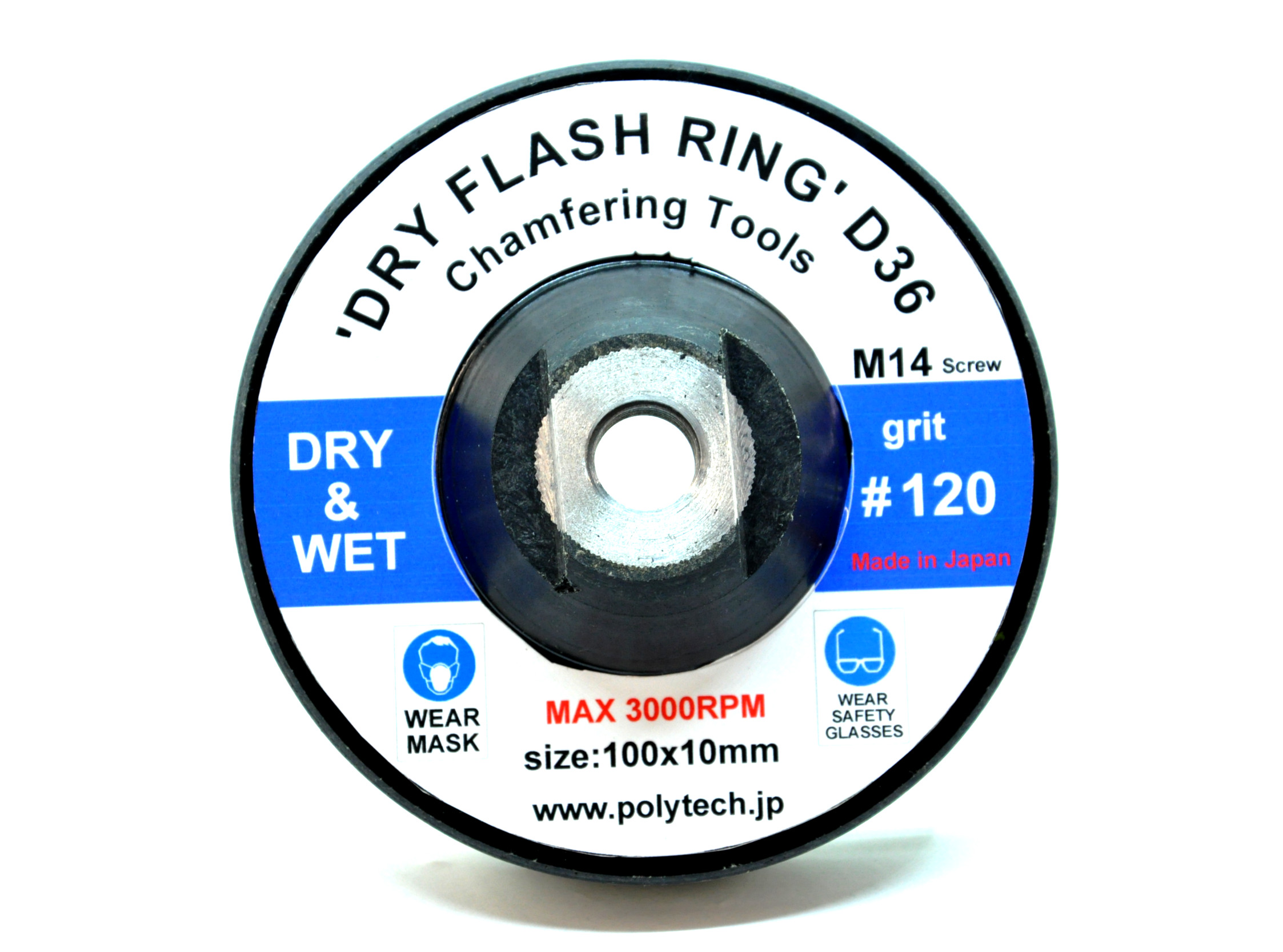 Dry Flash Ring D36 Ø100 x 10 mm M14
