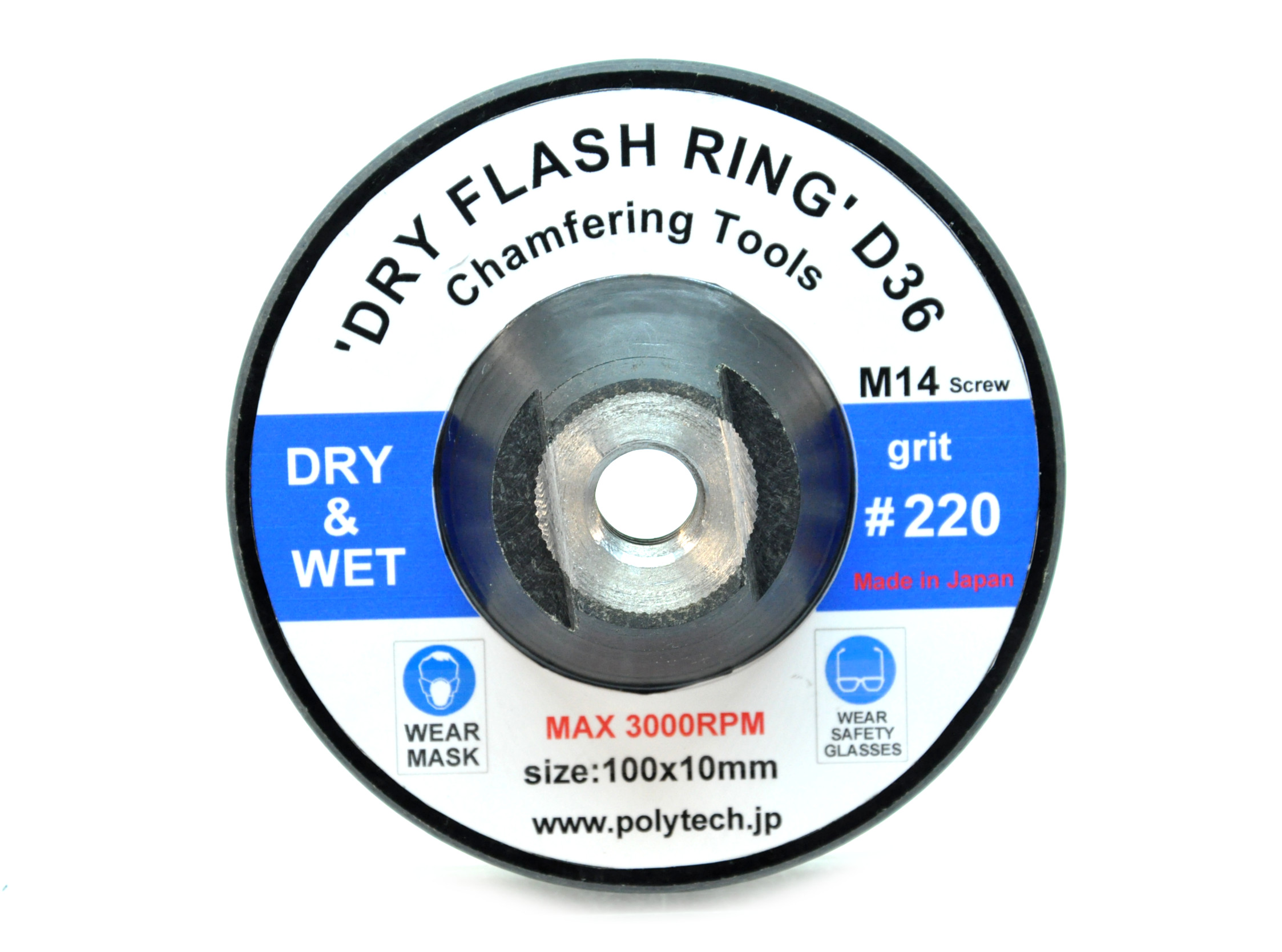 Dry Flash Ring D36 Ø100 x 10 mm M14